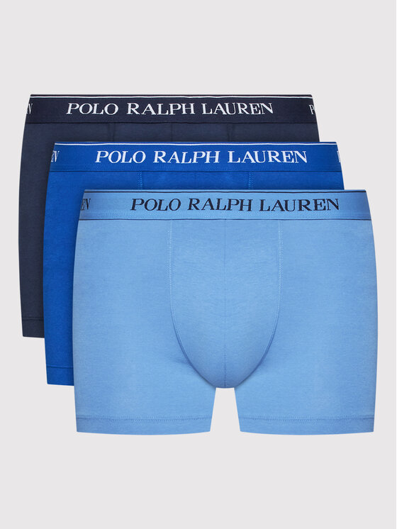 Polo Ralph Lauren Set 3 perechi de boxeri 714835885009 Albastru
