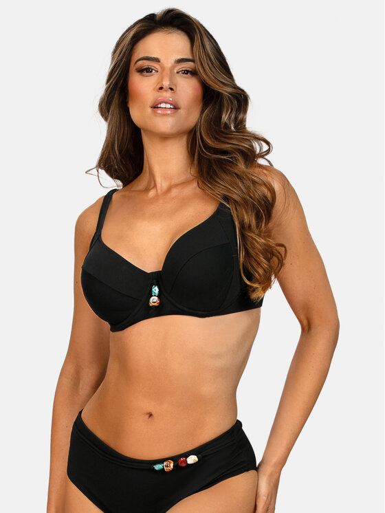 Feba Feba Bikini pezzo sopra FG238 Nero