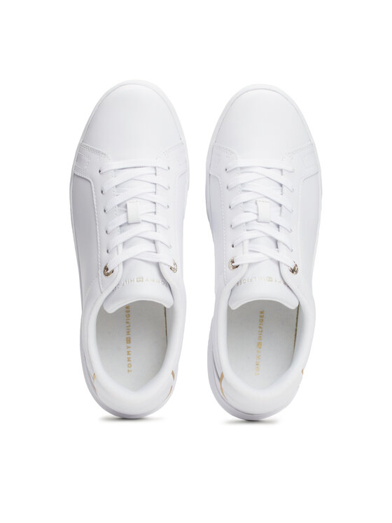 Tommy Hilfiger Tommy Hilfiger Sneakers Chic Hw Court Sneaker FW0FW07813 Bianco