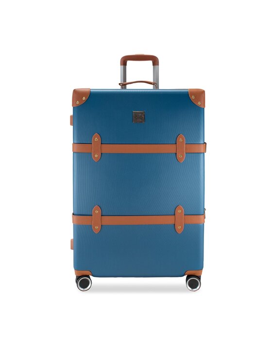 Semi Line Semi Line Valigia grande T5672-4 Blu scuro