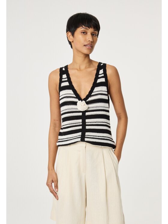 Fabienne Chapot Fabienne Chapot Kamizelka 6043-1742-175 Beżowy Slim Fit