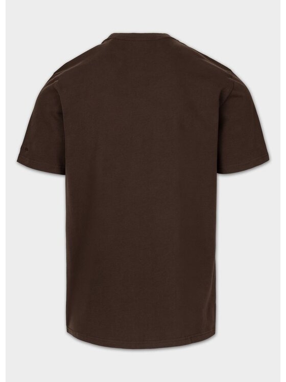 PITBULL PITBULL T-Shirt SIDE SMALL Brązowy Regular Fit