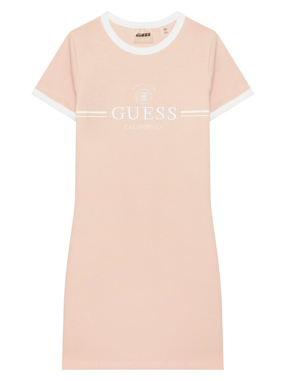 Guess Guess Rochie de zi J6GK26 KCQX1 Roz Slim Fit