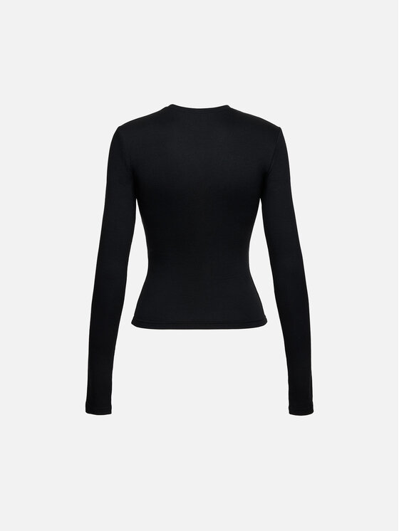 La Mania La Mania Longsleeve GIN Czarny Basic Fit