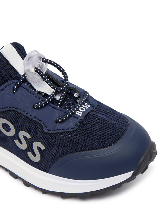 BOSS BOSS Sneakersy J52583 M Tmavomodrá
