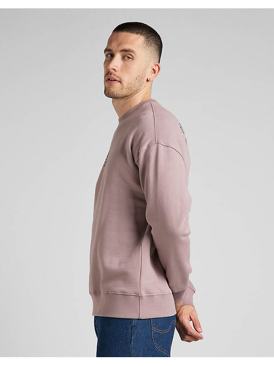 Lee Lee Felpa LOGO LOOSE SWS Viola Loose Fit