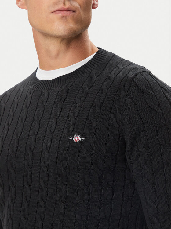 Gant Gant Džemper 8050601 Crna Regular Fit