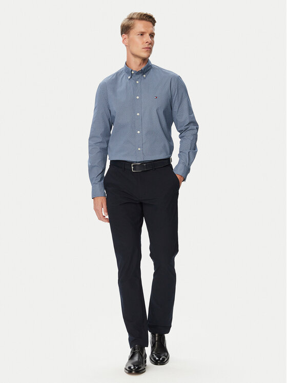Tommy Hilfiger Tommy Hilfiger Marškiniai MW0MW44580 Mėlyna Regular Fit