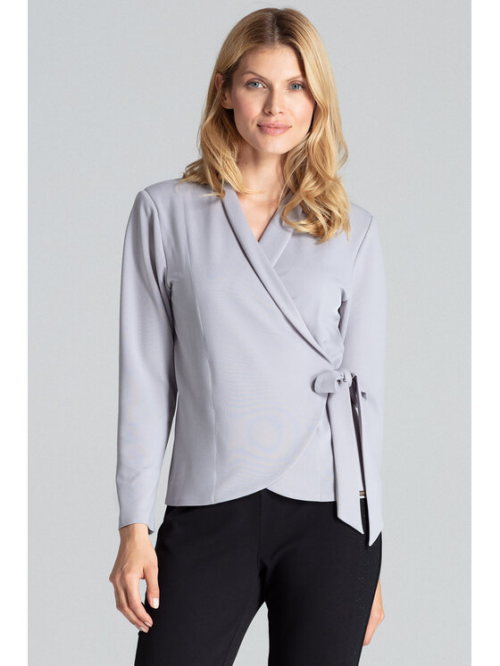 FIGL FIGLFIGL Blusa M692 Grigio Regular Fit