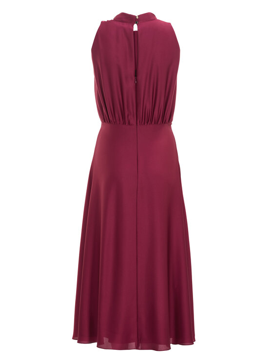 Swing Swing Sukienka koktajlowa 5AI13700 Bordowy Regular Fit