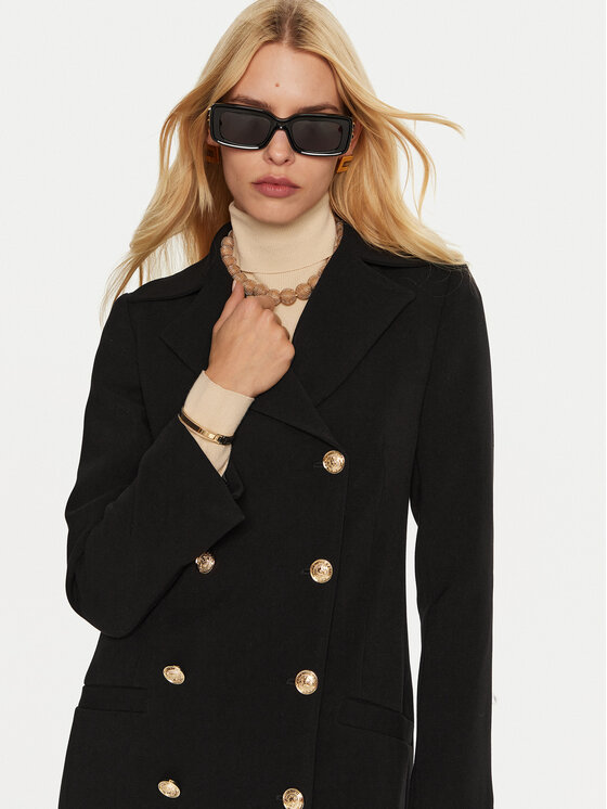 ARTIGLI ARTIGLI Palton ACCP000187 Negru Regular Fit