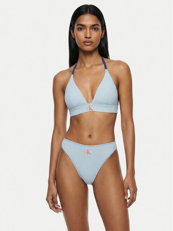 Calvin Klein Swimwear Calvin Klein Swimwear Bikini partea de sus LV00Q61225 Albastru deschis