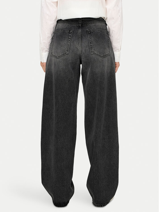 ONLY ONLY Jeans hlače Gianna 15347094 Črna Balloon Fit