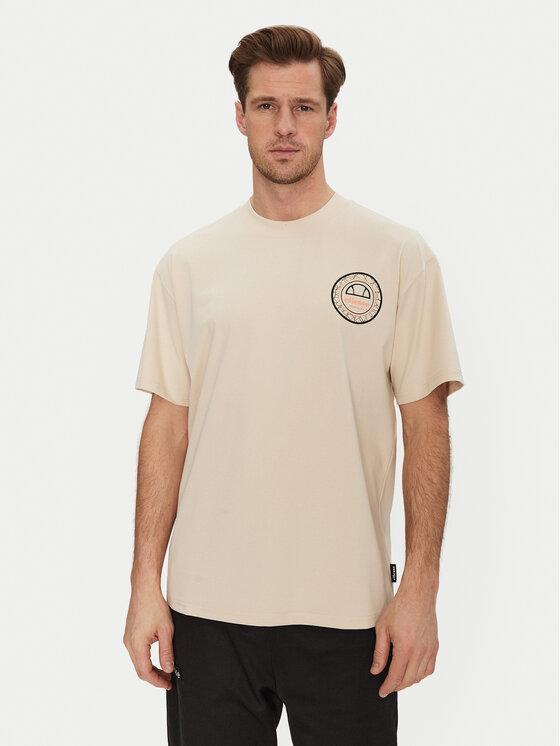 Ellesse Ellesse T-shirt Duomo SHZ21889 Bež Relaxed Fit