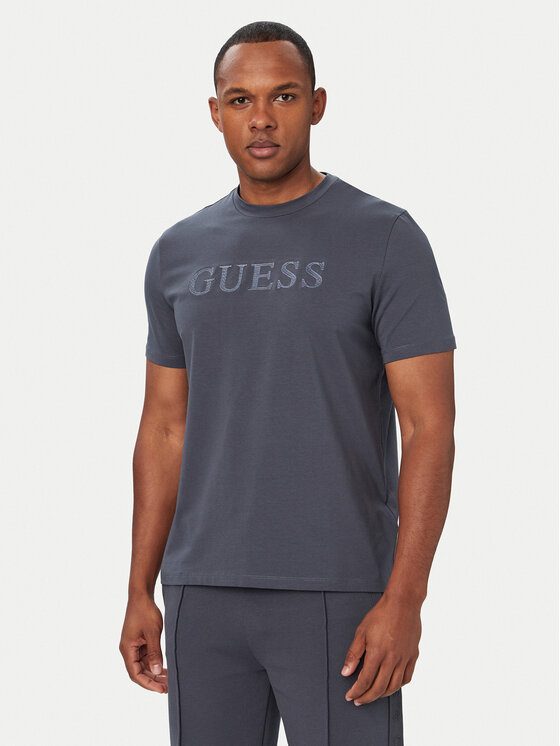 Guess Tricou Z6YI17 K4968 Bleumarin Regular Fit
