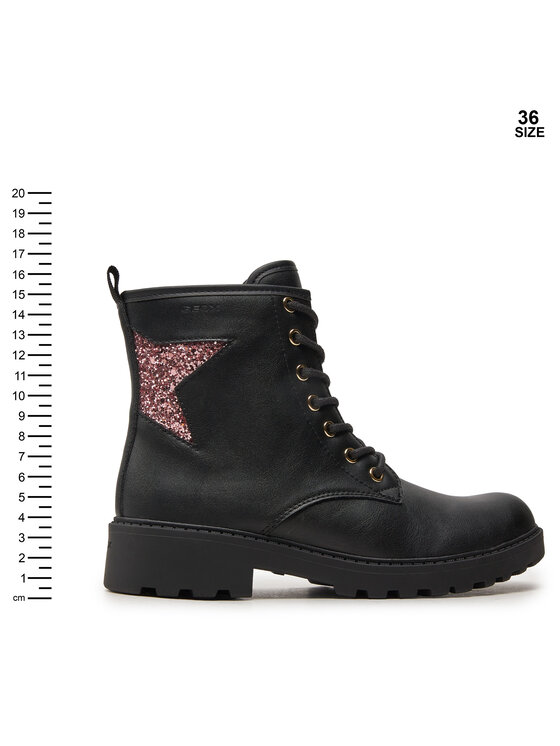 Geox Geox Kozaki Jr Casey J9420G 0BCEW C9B8W S Czarny