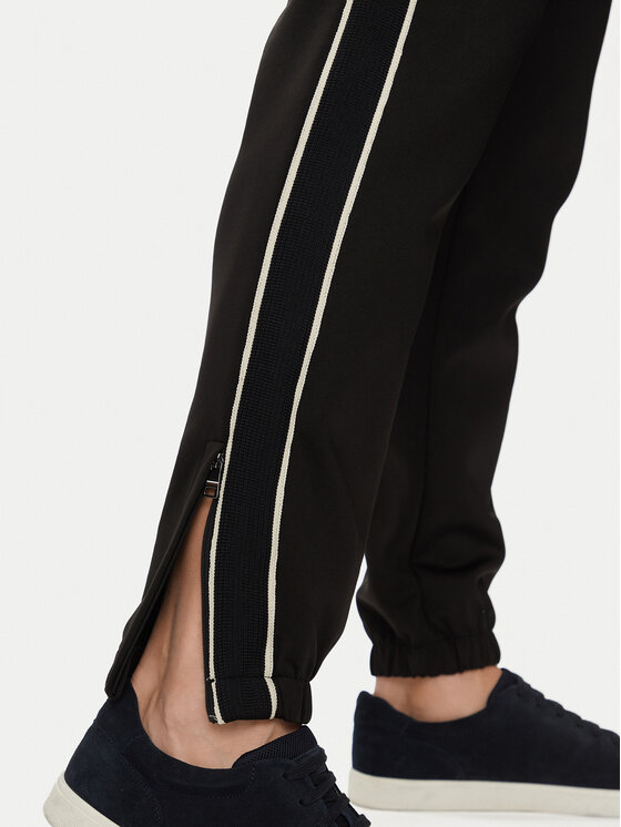 Tommy Hilfiger Tommy Hilfiger Pantaloni trening Monotype MW0MW33701 Negru Regular Fit