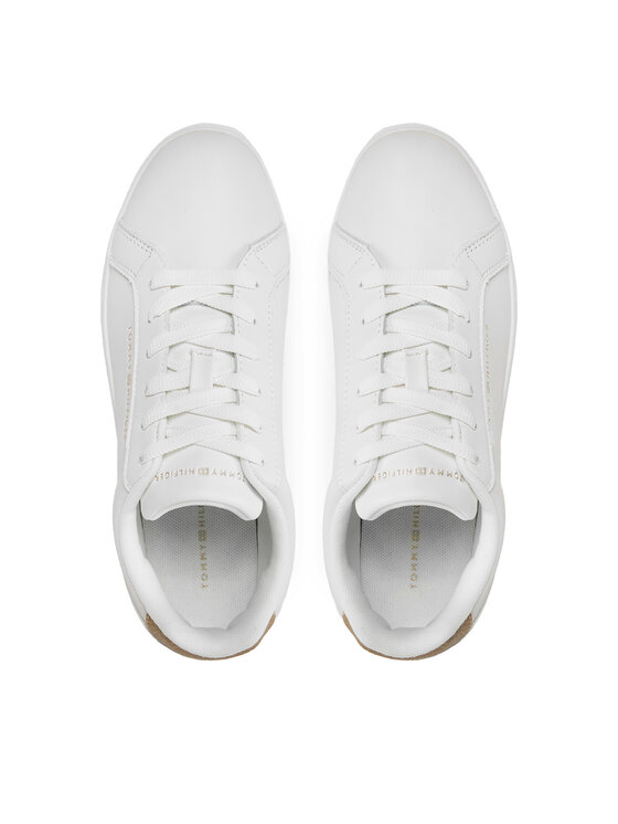 Tommy Hilfiger Tommy Hilfiger Снікерcи Essential Cupsole Sneaker Gold FW0FW07869 Écru