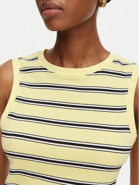 Tommy Hilfiger Tommy Hilfiger Topiņš WW0WW50025 Dzeltens Regular Fit