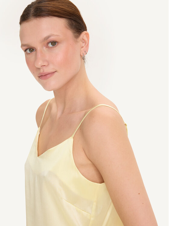 KMX Studio KMX Studio Bluzka 503370023 Żółty Straight Fit