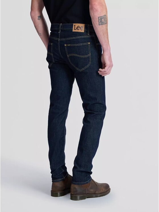 Lee Lee Jeansy LUKE Niebieski Slim Fit