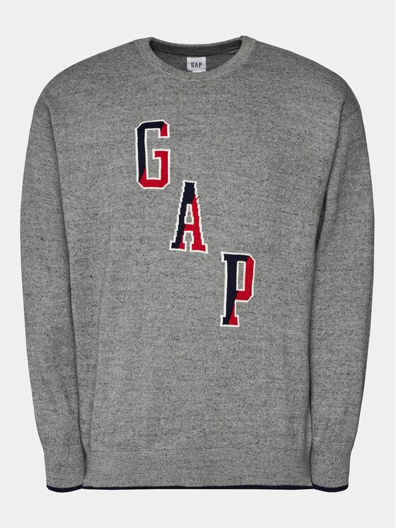 Gap Gap Pullover 724378-01 Grau Regular Fit