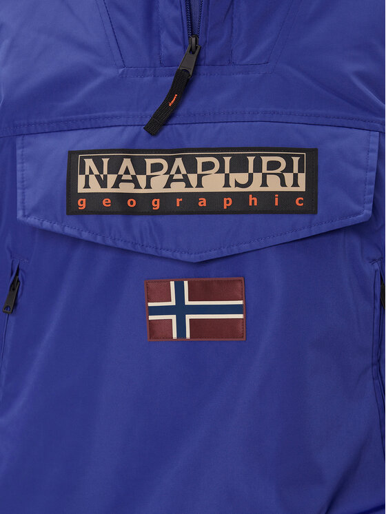 Napapijri Napapijri Bunda anorak Rainforest Next NP0A4IB9 Modrá Regular Fit