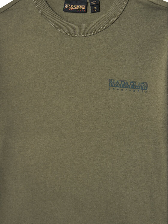 Napapijri Napapijri Футболка S-Ahr NP0A88ZO M Зелений Regular Fit
