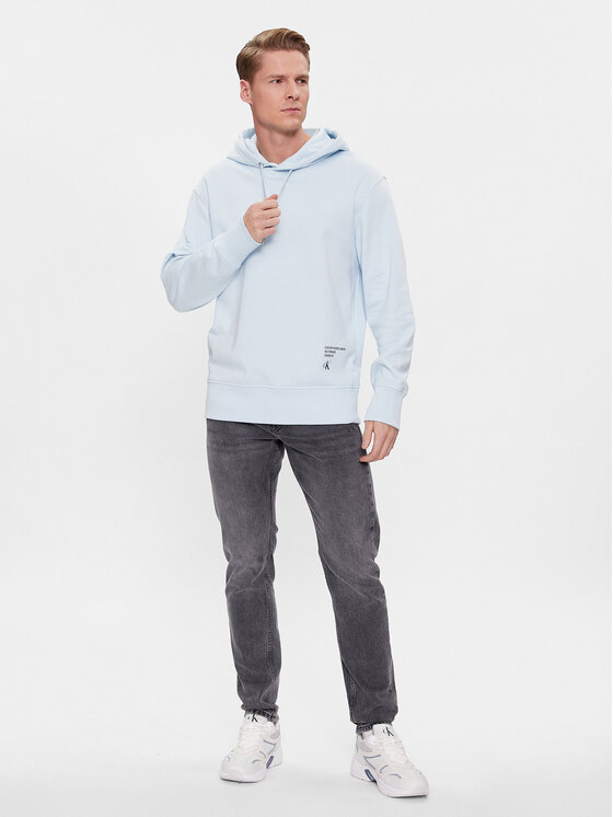 Calvin Klein Jeans Calvin Klein Jeans Džemperis Modern Metals J30J324631 Žydra Regular Fit