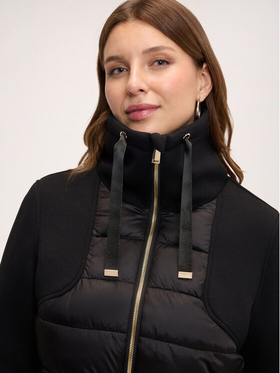 Fiorella Rubino Fiorella Rubino Kurtka puchowa F041T001591N033 Czarny Regular Fit