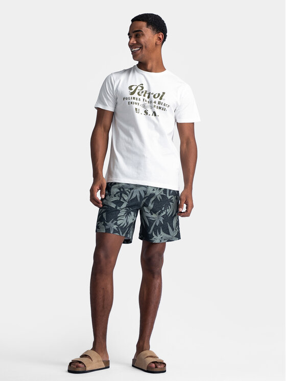 Petrol Industries Petrol Industries Тишърт M-1040-TSR600 Бял Regular Fit