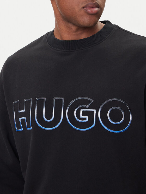 HUGO HUGO Bluza Nogocrew 50549148 Czarny Regular Fit