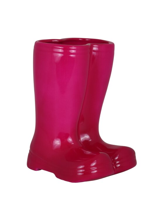 MIAhome MIAhome Kwietnik ceramiczny SCARPE kalosze Różowy ciemny