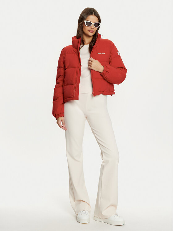 Guess Jeans Guess Jeans Зимно яке W4BL20 WGII2 Червен Regular Fit