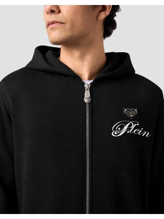 PHILIPP PLEIN PHILIPP PLEIN Bluza 31705 Czarny Athletic Fit