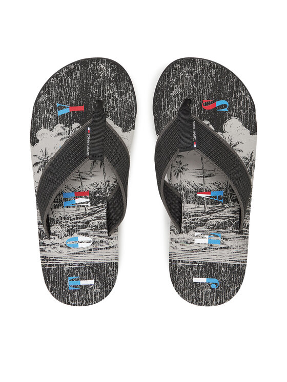 Tommy Jeans Tommy Jeans Žabky Tjm Elevated Beach Sandal EM0EM01561 Černá