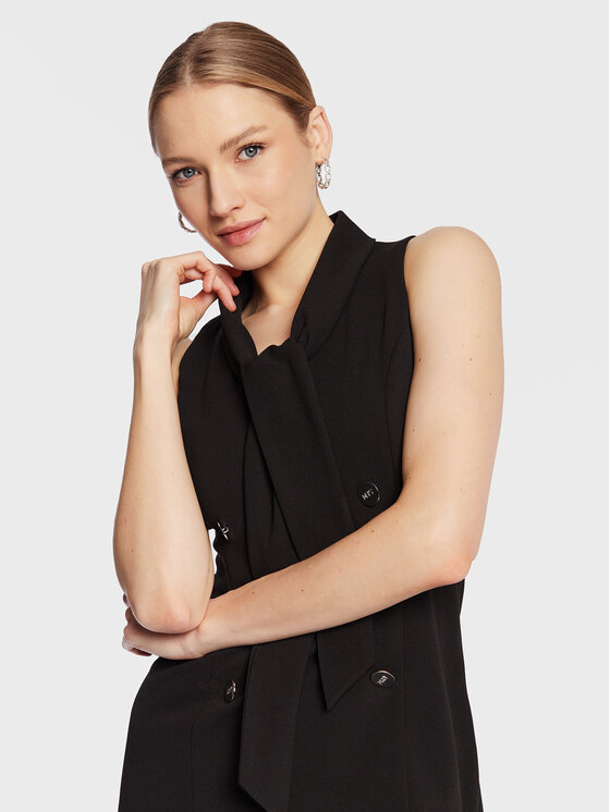 DKNY DKNY Kokteilinė suknelė DD3A1852 Juoda Slim Fit