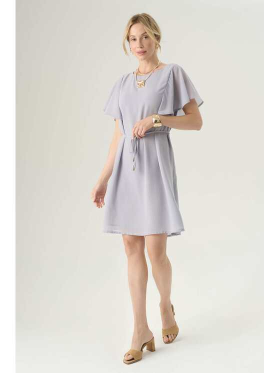 Femestage Femestage Koktejlové šaty Femestage ESSENTIAL LINE DRE2630-012 Fialová Regular Fit