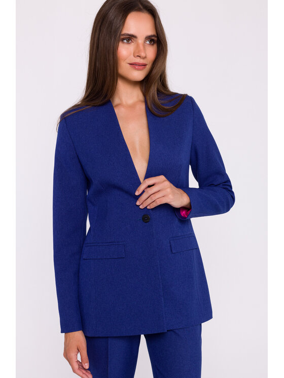Stylove Stylove Marynarka S370 Niebieski Ladies Fit