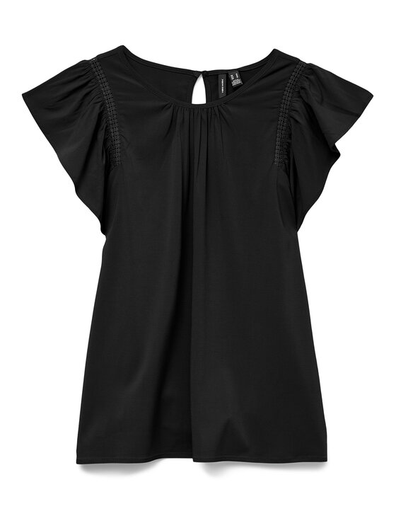 Vero Moda Vero Moda Majica Bella 10325248 Crna Standard Fit