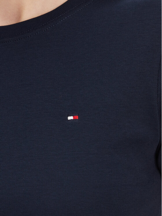 Tommy Hilfiger Tommy Hilfiger Kleid für den Alltag New Cody WW0WW42721 Dunkelblau Slim Fit