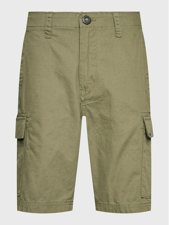 Volcom Volcom Auduma šorti March A0912302 Zaļš Regular Fit