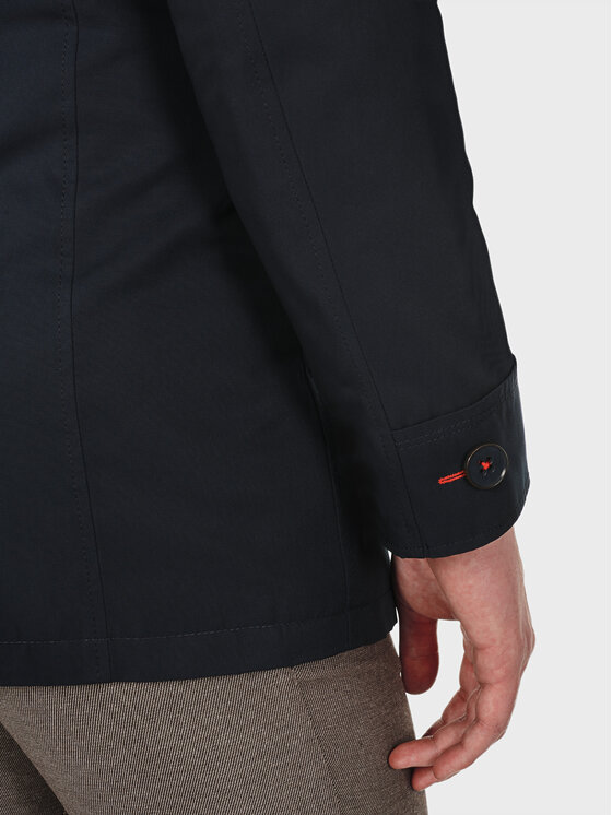 Evenemen Evenemen Płaszcz przejściowy RUFFO G Granatowy Slim Fit