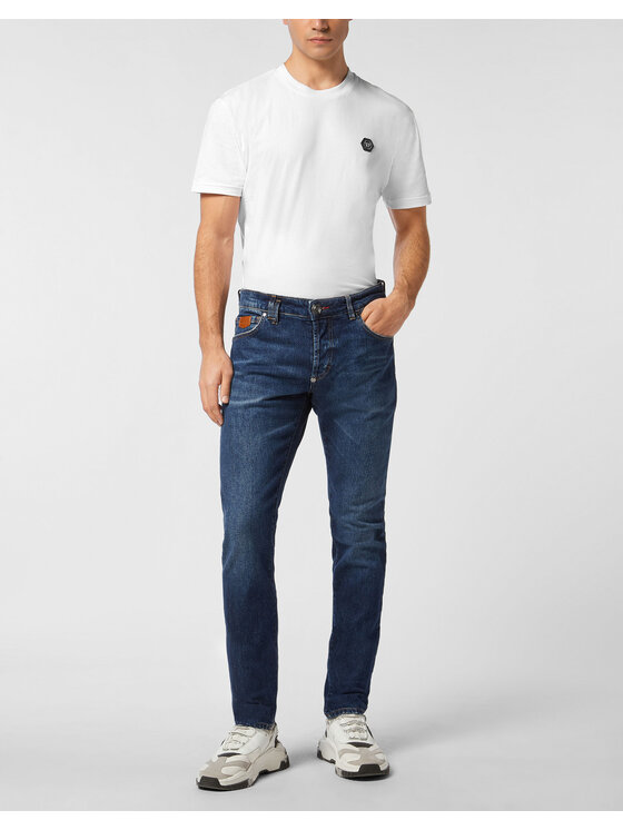 PHILIPP PLEIN PHILIPP PLEIN Jeansy 26881 Niebieski Straight Leg