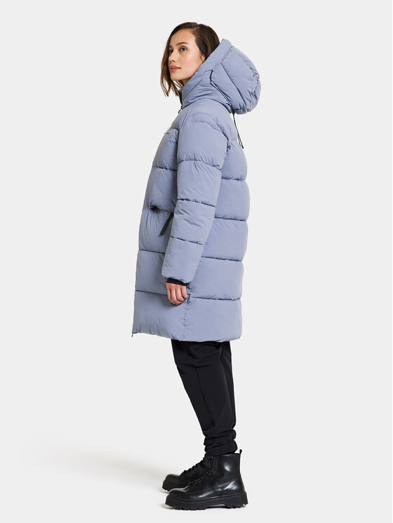 Didriksons Didriksons Pūkinė striukė Nomi Wns Parka 3 504832 Mėlyna Regular Fit
