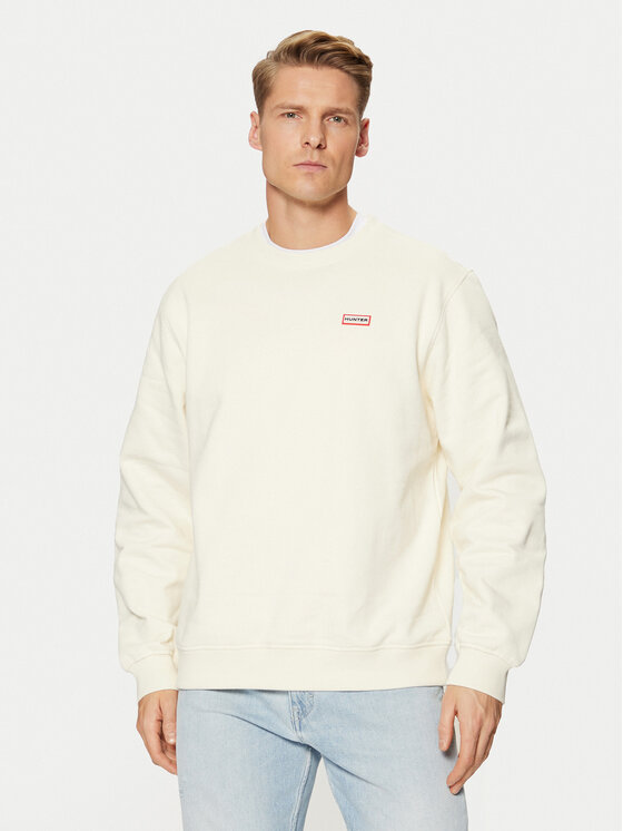 Hunter Hunter Pulóver Victor HARM0040242 Ekru Regular Fit