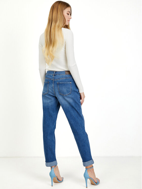 Orsay Orsay Jeansy 314093580000__36 Niebieski Regular Fit