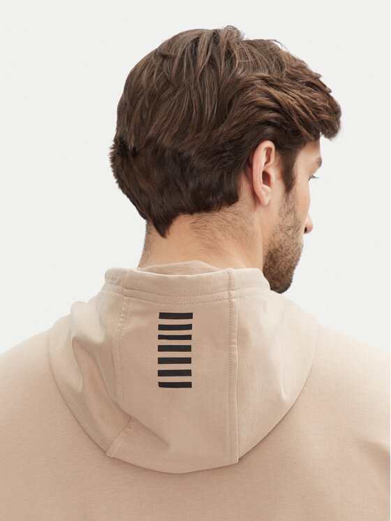 EA7 Emporio Armani EA7 Emporio Armani Džemperis ar kapuci 8NPM32 PJVRZ U6155 Bēšs Regular Fit