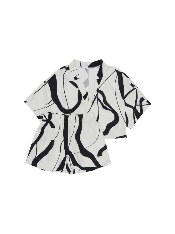 Esotiq Esotiq Pyžamo 42047 Bílá Loose Fit