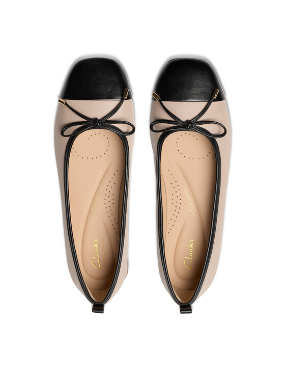 Clarks Clarks Baleriny Ubree15 Poppy 26181329 Beżowy